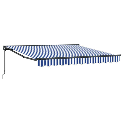 Awning Frame Blue and White 350 x 250 cm