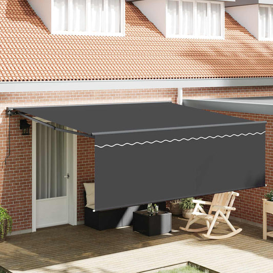Awning Frame Yellow and White 350 x 250 cm