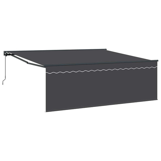Awning Frame Yellow and White 350 x 250 cm