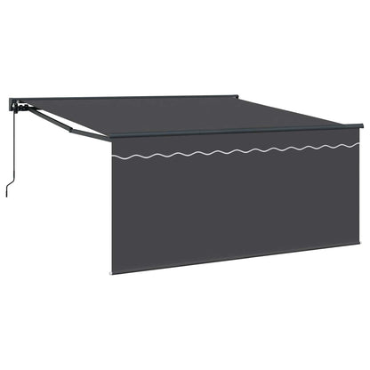 Manual Awning 3.5 x 2.5 m Anthracite 100% Polyester