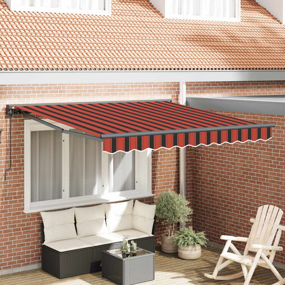 Awning Frame Orange and Black 350 x 250 cm