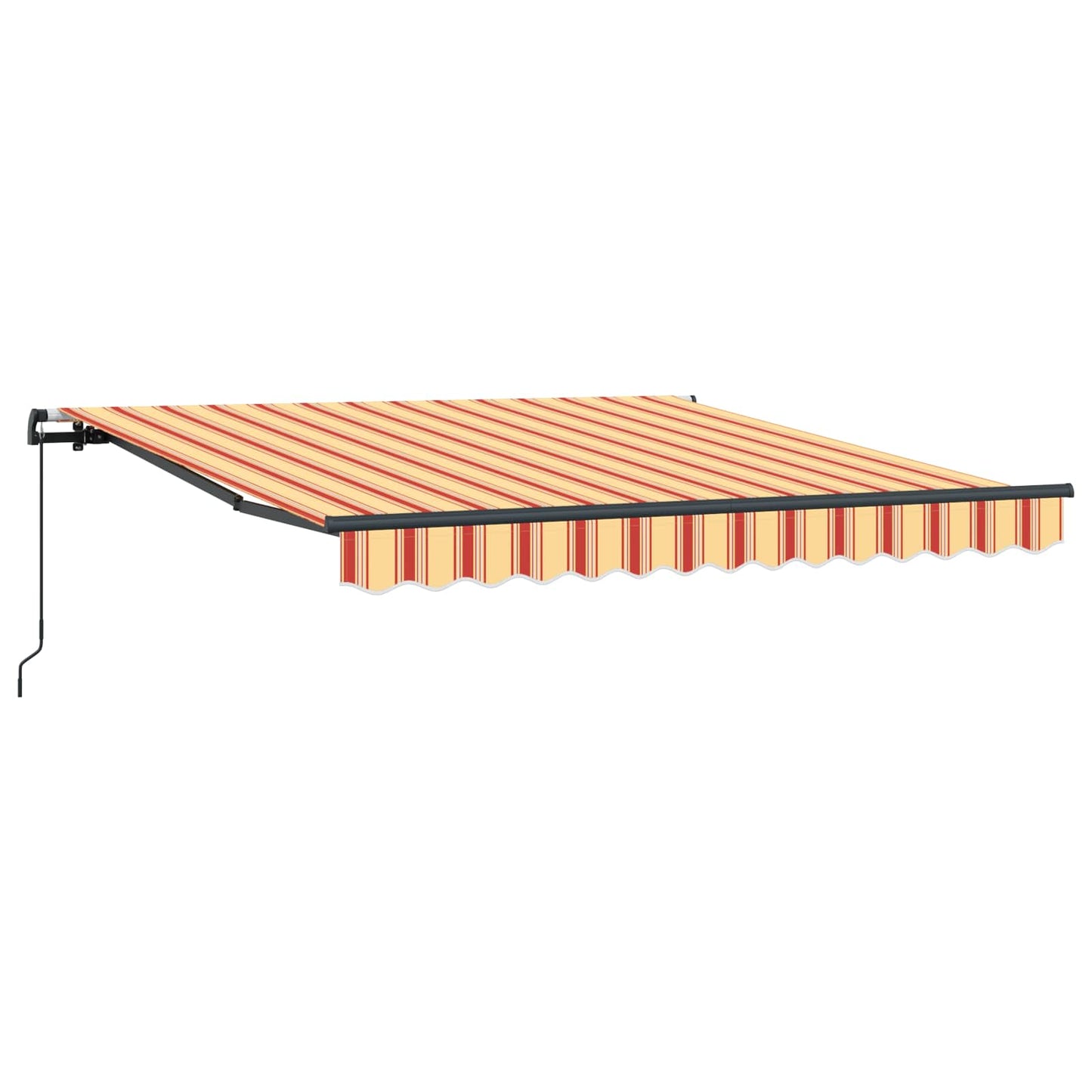 Retractable Awning Yellow and Orange 350 x 250 cm