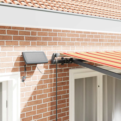 Retractable Awning Yellow and Orange 350 x 250 cm