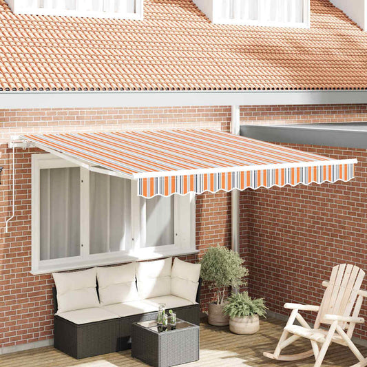 Retractable Awning Multicolour 350 x 250 cm