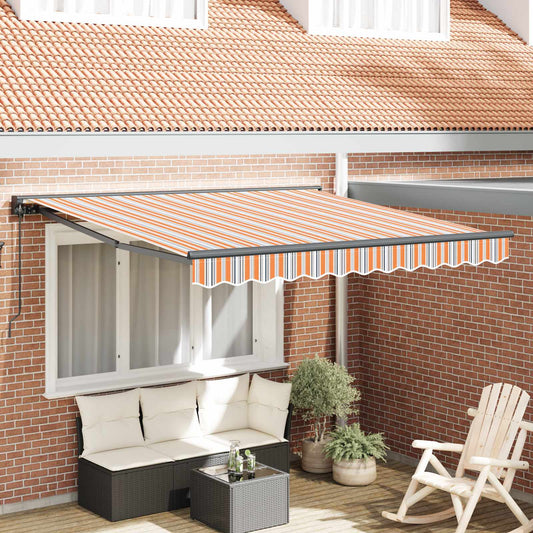 Awning Frame Blue and Orange 350 x 250 cm