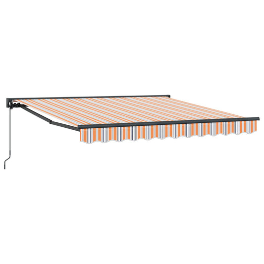 Awning Frame Blue and Orange 350 x 250 cm