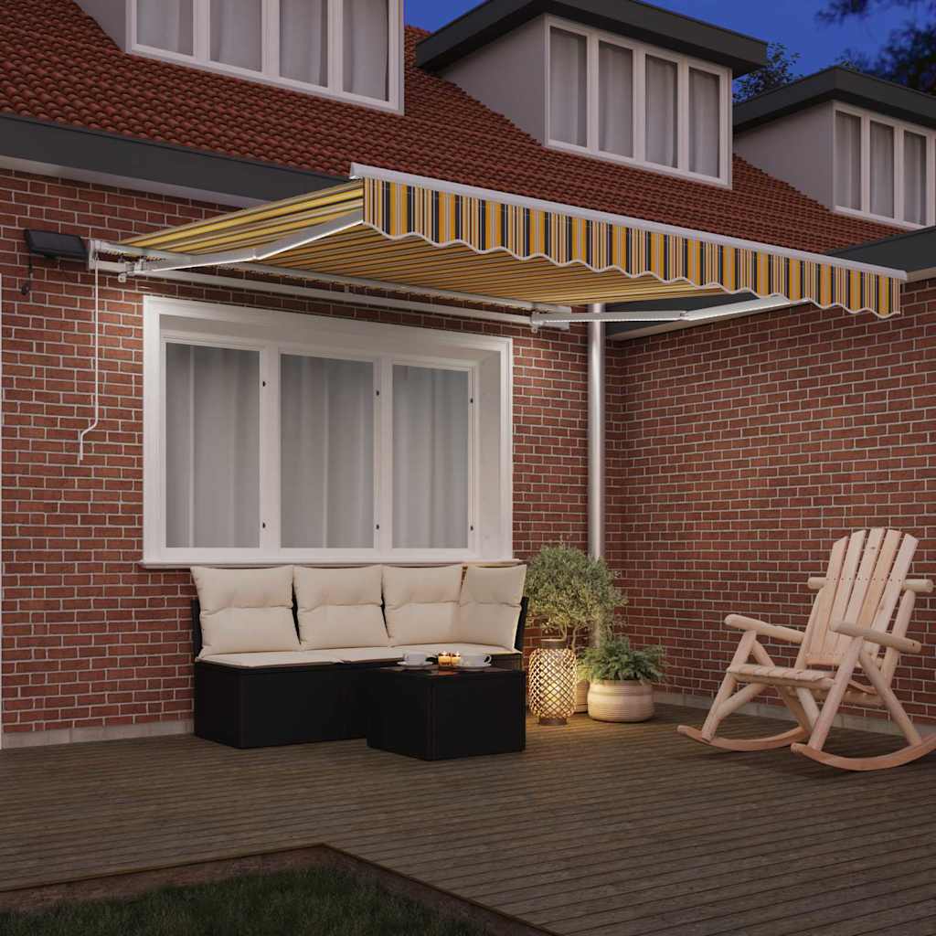 Retractable Awning with Manual 350 x 250 cm Fabric