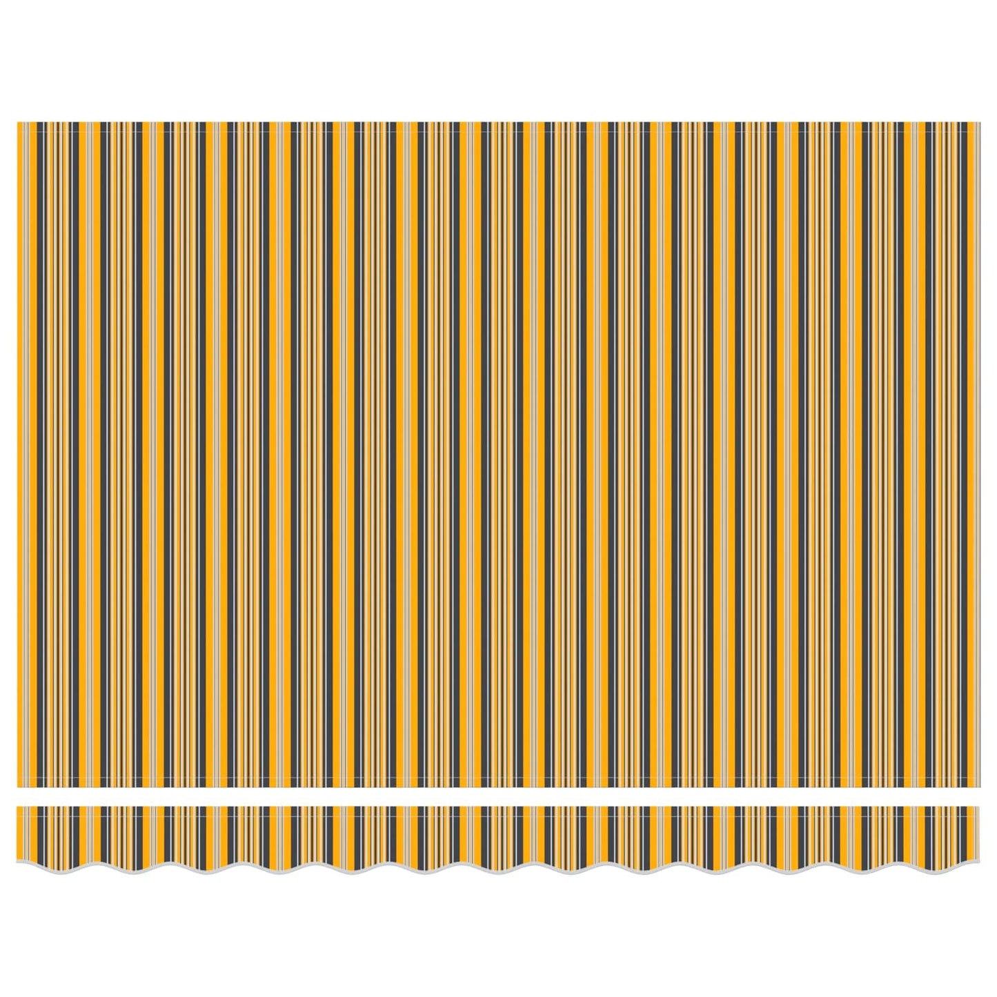 Retractable Awning Multicolour 350 x 250 cm Polyester and Steel