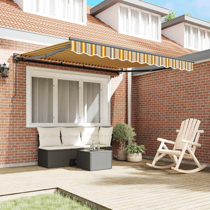 Awning Frame Yellow and Grey 350 x 250 cm