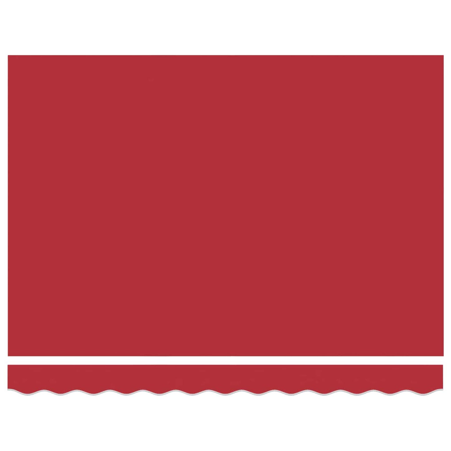 Retractable Awning Red 350 x 250 cm Polyester and Steel