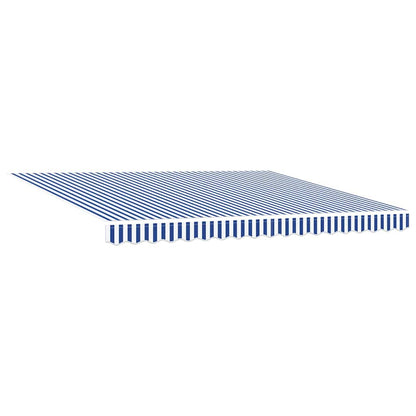 Awning Frame Blue and White 400 x 300 cm