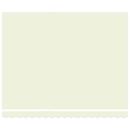 Retractable Awning Cream 400 x 300 cm Polyester and Aluminium