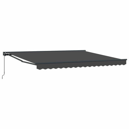 Awning Frame Anthracite 400 x 300 cm Polyester with PU coating