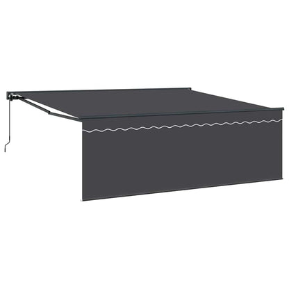 Retractable Awning Manual Anthracite 400 x 300 cm
