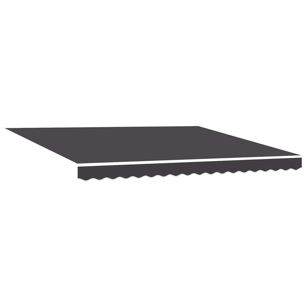 Retractable Awning Manual Anthracite 400 x 300 cm