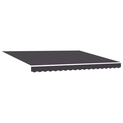 Retractable Awning Manual Anthracite 400 x 300 cm