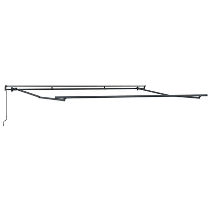 Retractable Awning Manual Orange and brown 400 x 300 cm