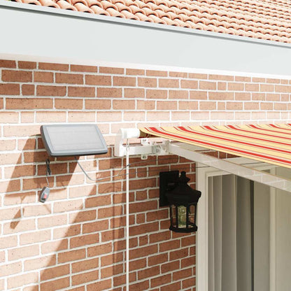 Retractable Awning Yellow and Orange 400 x 300 cm