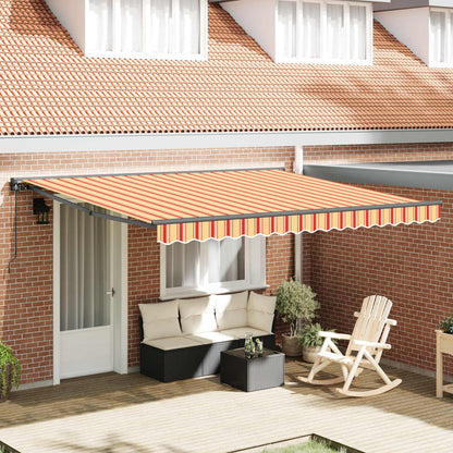 Awning Frame Multicolour 400 x 300 cm Polyester with PU coating