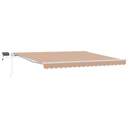Retractable Awning Multicolour 400 x 300 cm Fabric and Steel