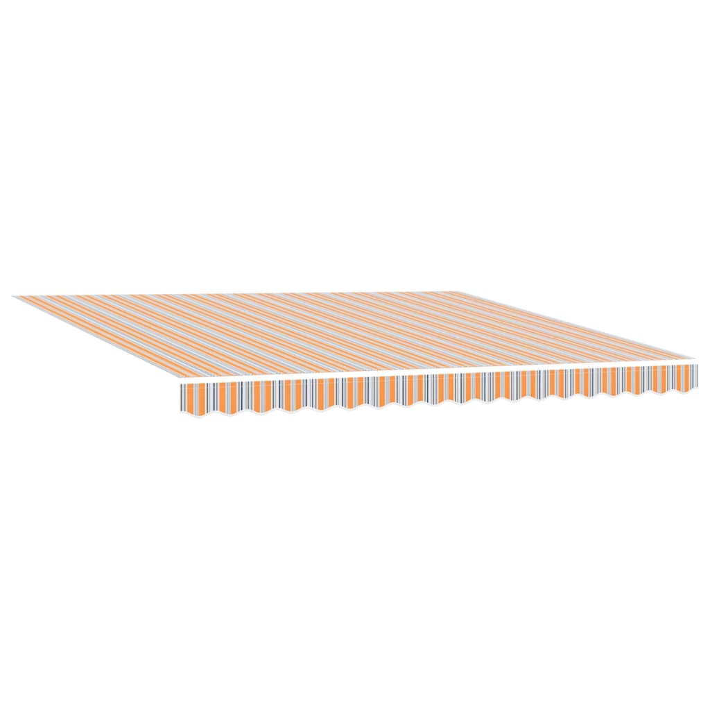 Retractable Awning Multicolour 400 x 300 cm Fabric and Steel