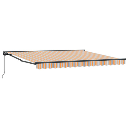 Awning Frame Blue and Orange 400 x 300 cm