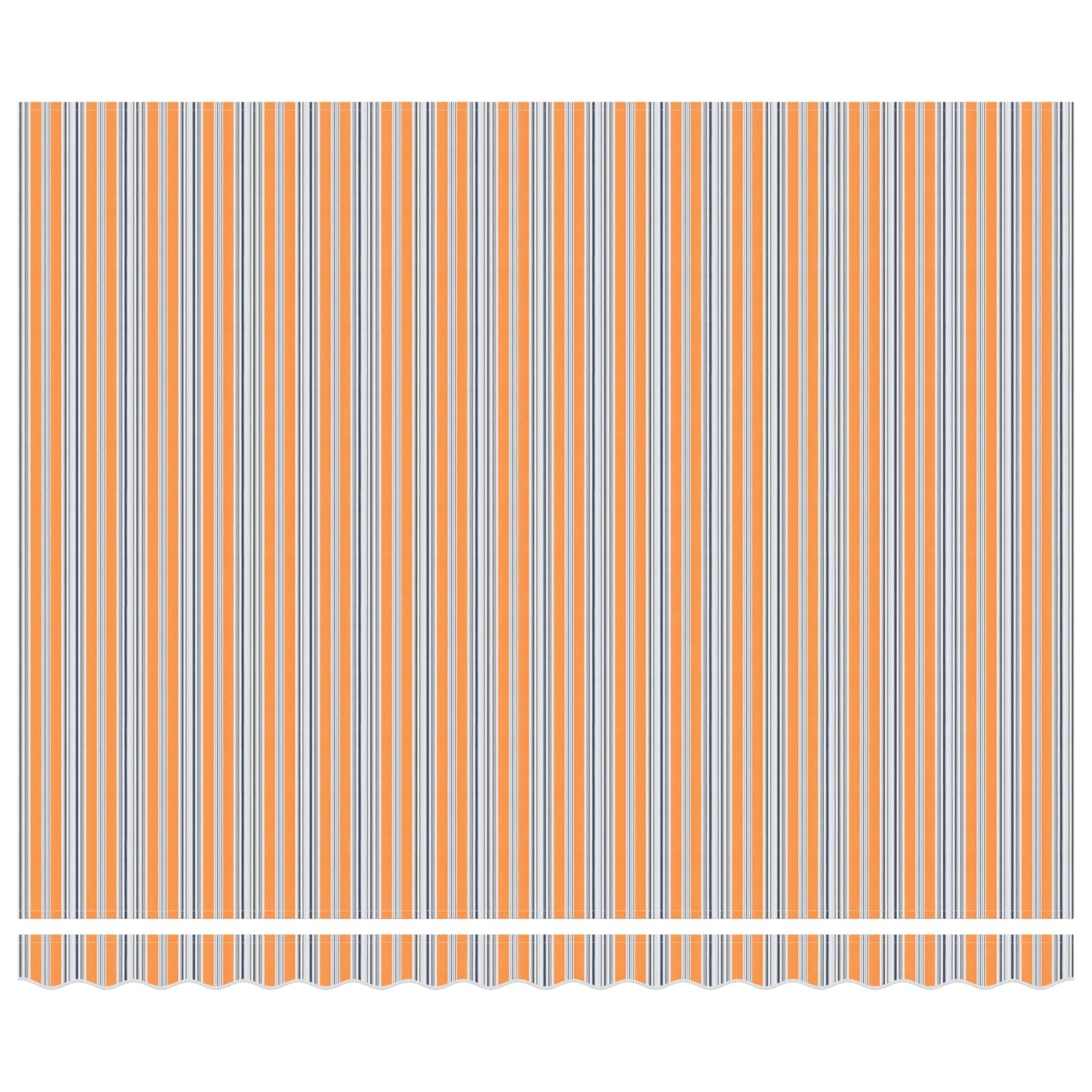 Awning Frame Blue and Orange 400 x 300 cm