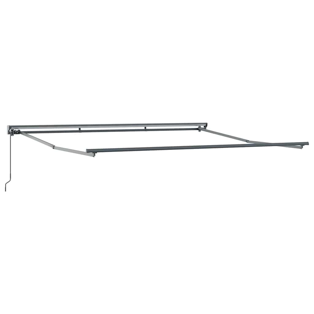 Awning Frame White 400 x 300 cm Polyester with PU coating