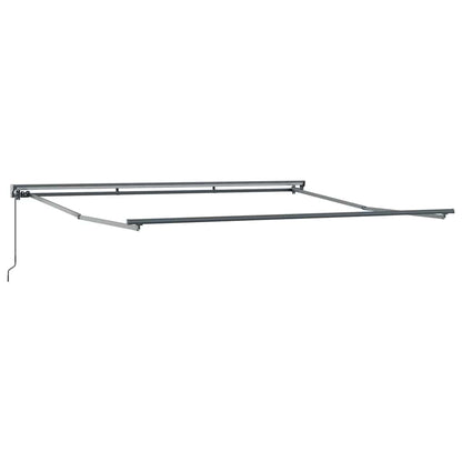 Awning Frame White 400 x 300 cm Polyester with PU coating