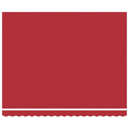 Retractable Awning Red 400 x 300 cm Fabric and Steel
