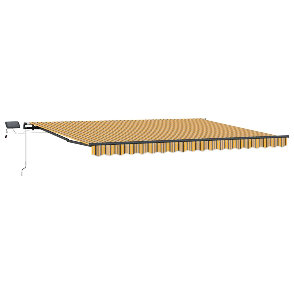 Retractable Awning Multicolour 400 x 350 cm Fabric