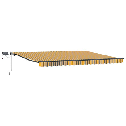 Retractable Awning Multicolour 400 x 350 cm Fabric