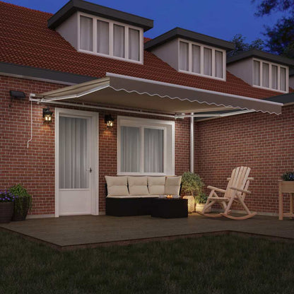 Retractable Awning with Manual 400 x 350 cm Fabric