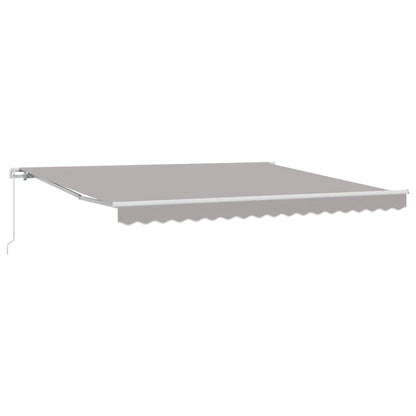 Retractable Awning Light grey 400 x 350 x 165 cm