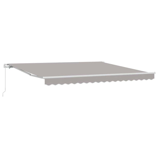 Retractable Awning Light grey 400 x 350 x 165 cm