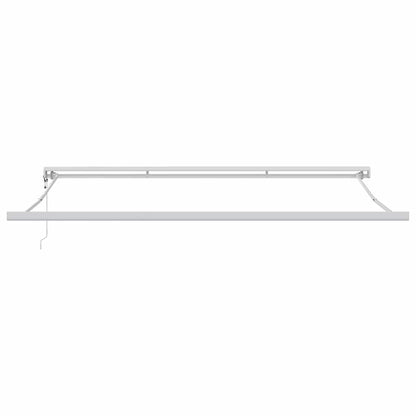 Retractable Awning Green and White 400 x 350 cm