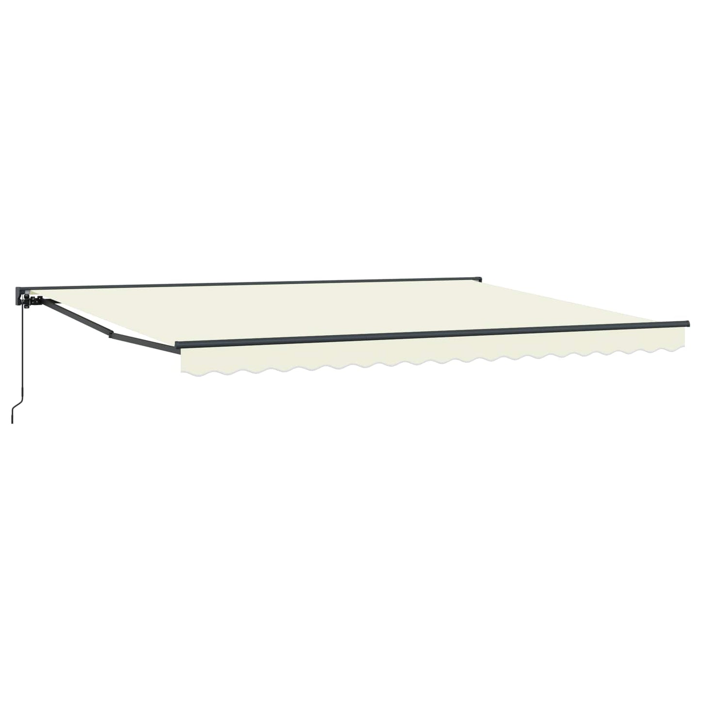 Retractable Awning Cream 450 x 300 cm Aluminium and Fabric