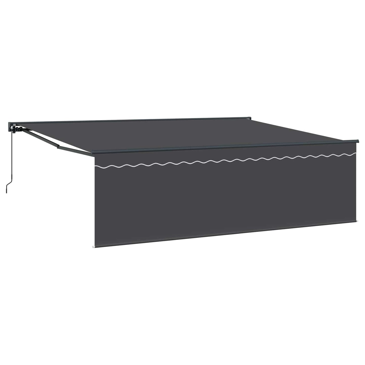 Retractable Awning Manual Anthracite 450 x 300 cm