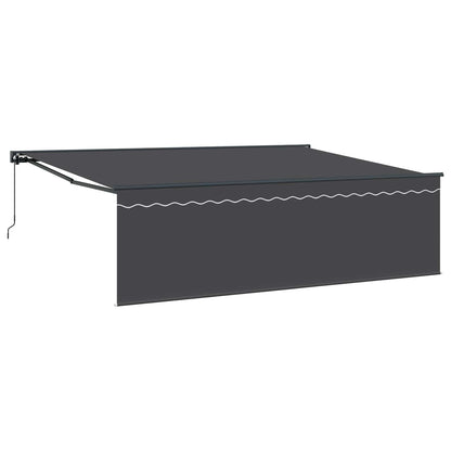 Retractable Awning Manual Anthracite 450 x 300 cm