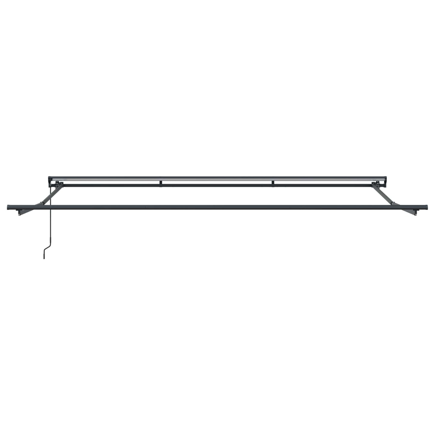 Retractable Awning Manual Anthracite 450 x 300 cm