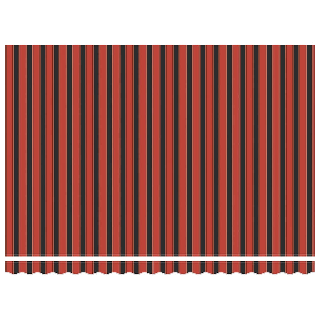 Retractable Awning Orange and brown 450 x 300 cm