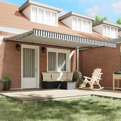 Awning Frame Anthracite and White 450 x 300 cm