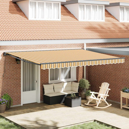 Awning Frame Yellow and Grey 450 x 300 cm