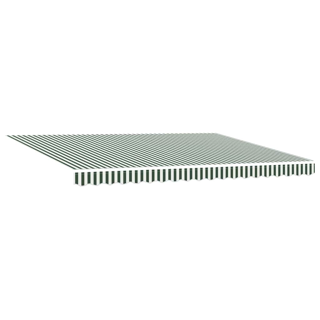 Awning Green and White 450 x 300 x 165 cm Polyester and Metal