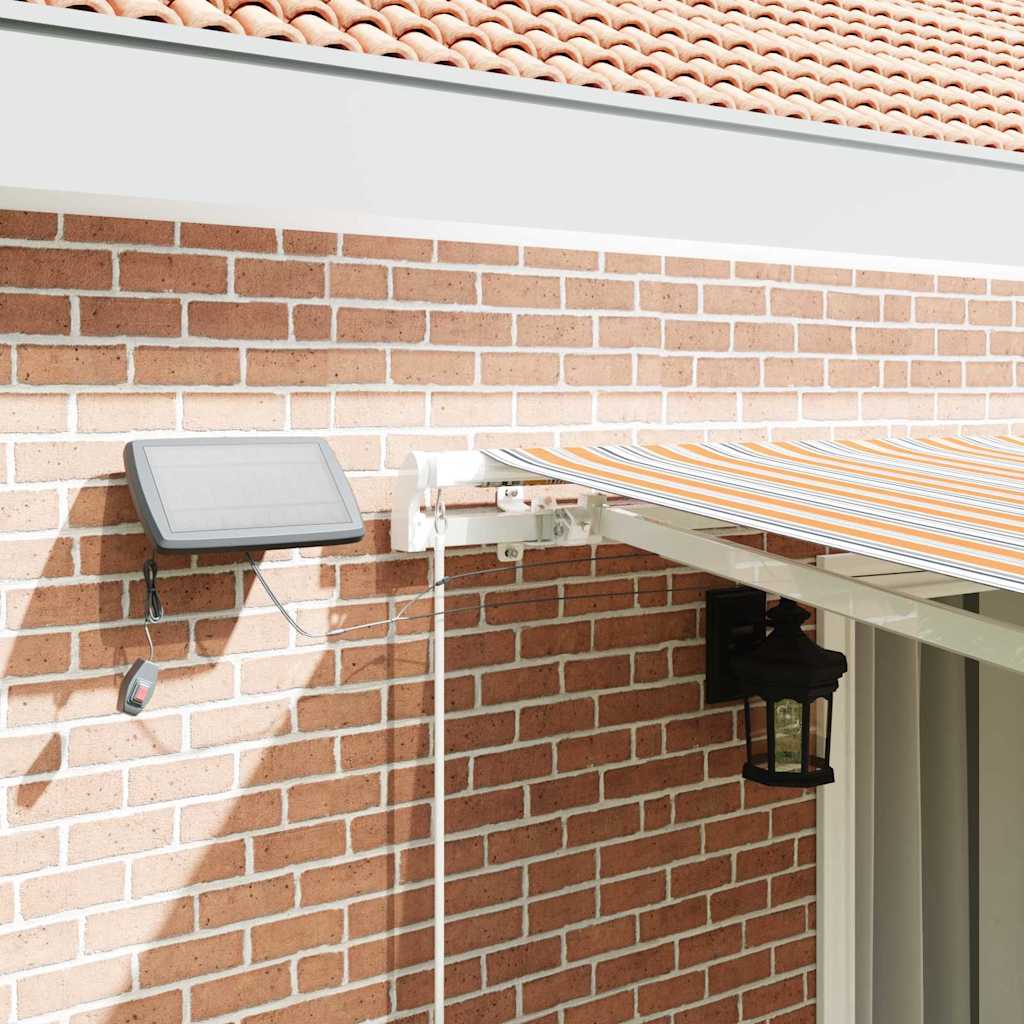 Retractable Awning Multicolour 450 x 350 cm