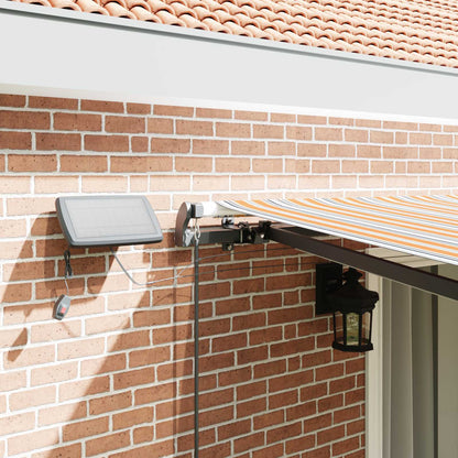 Retractable Awning Multicolour 450 x 350 cm