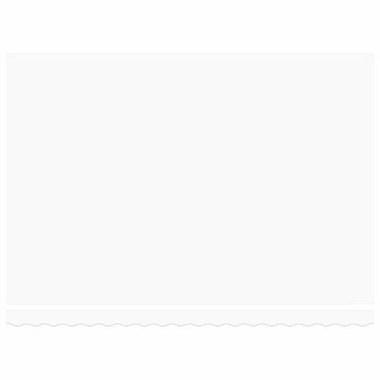 Retractable Awning White 450 x 350 cm Fabric and Steel