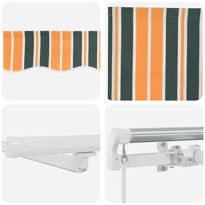Retractable Awning with Manual 450 x 350 cm Fabric