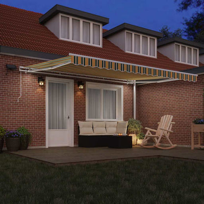 Retractable Awning with Manual 450 x 350 cm Fabric