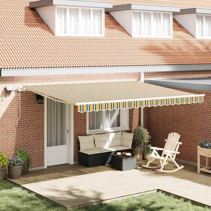 Retractable Awning with Manual 450 x 350 cm Fabric
